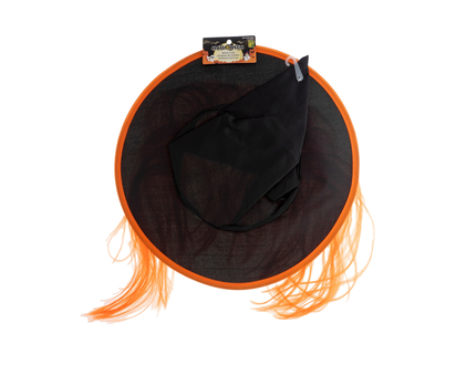 Halloween-Witch Hat With Wig Hair F/Kids - 19cmx38cm