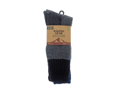 Wool Work Socks For Men, 2pr - 2 pk,10-13