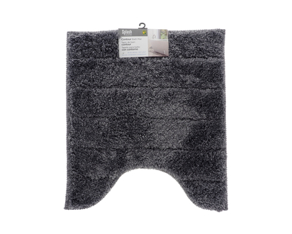 Polyester Furry Contour Bath Mat - 45 CM X 40 CM