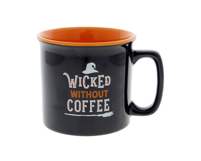 Halloween-Scripted Stoneware Mug - 14oz/414ml