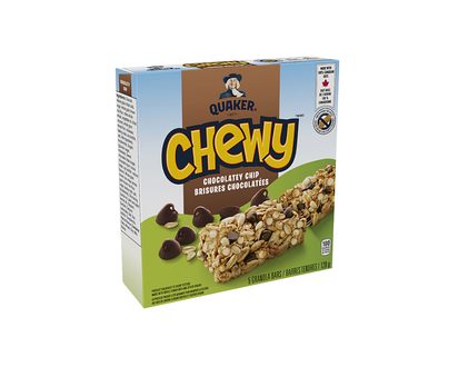 Quaker Chewy Chocolate Chip, 5PC - 5CT/120g