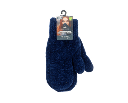 Chenille Mitten Assortment For Women - 22 CM