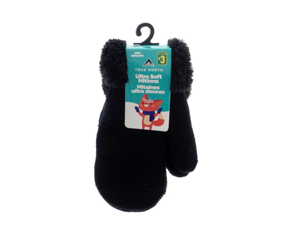Lined Nylon Mittens For Children - 15 CM