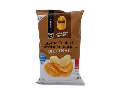 D Gourmet Kettle Chips Sea Salt - 190g