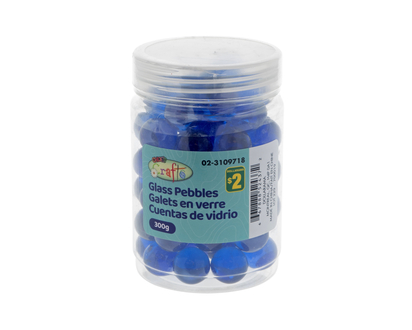 DecorativeGlassPebblesInPlasJ - 360g