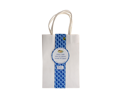 Kraft Paper Bags White, 2,3PC - 2/3pk