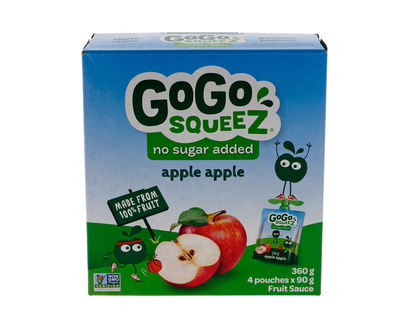 Gogo squeez compote de pomme, 4PC - 4x90g