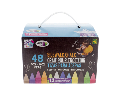Pointed Colored Jumbo Chalk - 48pk