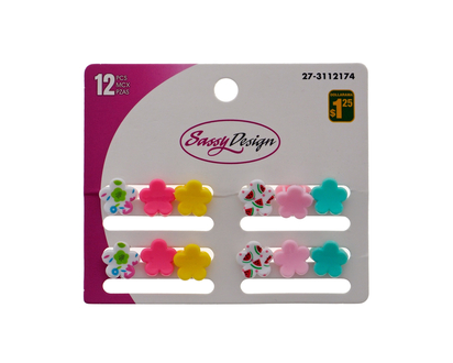 Sassy Design Girls Small Clips - 12 pk