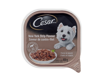 Cesar Entrees Tray New York Strip - 100g