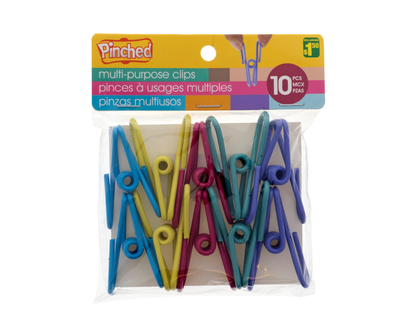 Multipurpose Pvc Coated Wire Clips, 10PC - 10 PK