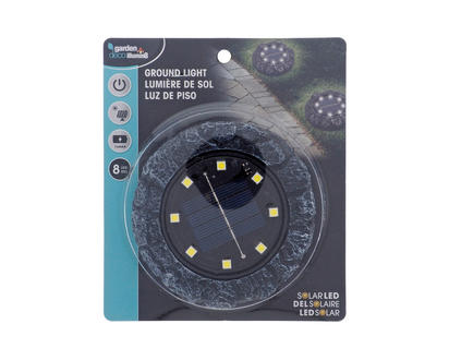 Stone Like Solar Ground Light - 11cmx2.5cm