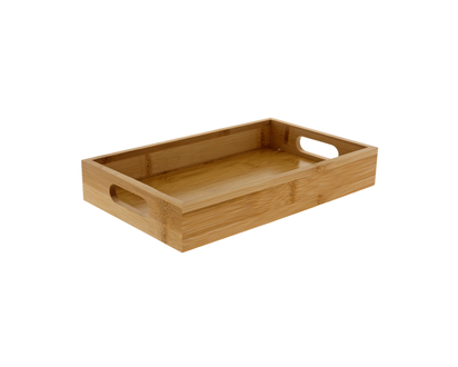 Small Rect Bamboo Tray - 24.8cmx15cmx4cm