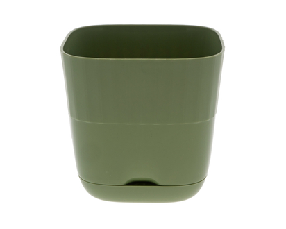 Jardinière carrée en plastique - 4.8 po