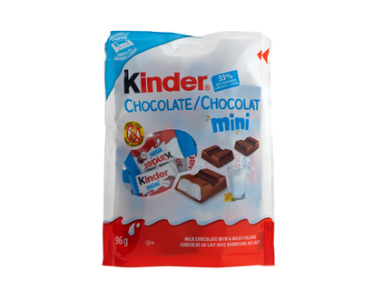 Kinder Chocolate Mini - 96g or 16ct
