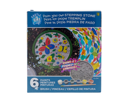 Crafts Paint Your Own Stepping Stone - 8pcs