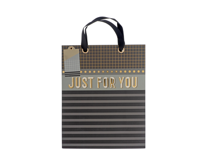 Cado Large Masculine Abstract Gift Bag - 26cmx32cmx12cm