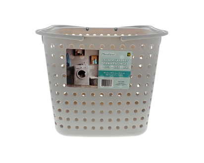 PLASTICO 40L Laundry Basket 2 Handles - 40 L,41X29.5X35.5 CM