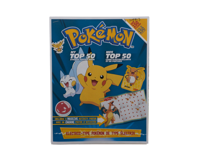 POKÉMON Top 50 Sticker Poster Book - 50 stickers