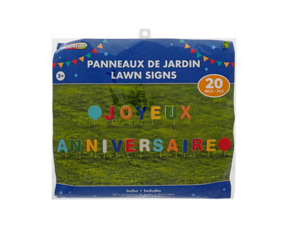 Celebration Lawn Signs-FR - 35.5cm