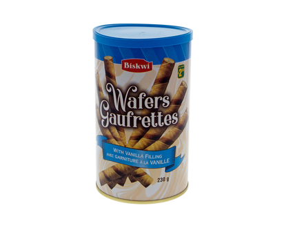BISKWI 230g Vanilla Roll Wafer - 230g
