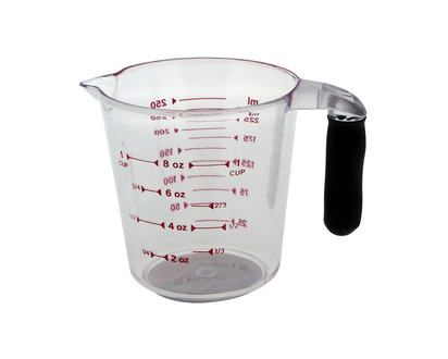 1 Cup Measuring Cup Black Handle - 250ml