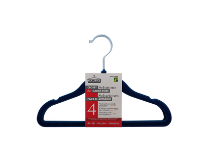4pc Children’s Flocked Hangers - 4pc