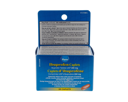 IPHARMA 50ct 200mg Ibuprofen - 50ct,200mg