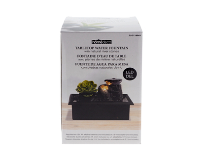 Decorative Light-Up Fountain - Assorted