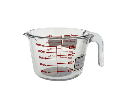 BETTY CROCKER 4 Cup Glass Measuring - 1000ml