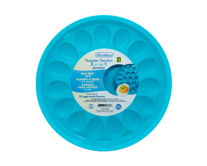  Deviled Egg Trays With Lid - 3 pcs,30X 7.5 CM (11.8"X2.95")