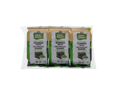 D ORGANIC 3pk Seaweed Wasabi - 3x5g