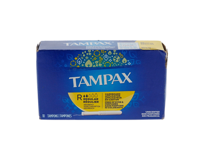 TAMPAX 10 pcs Regular Unscented Tampons - 10 pcs