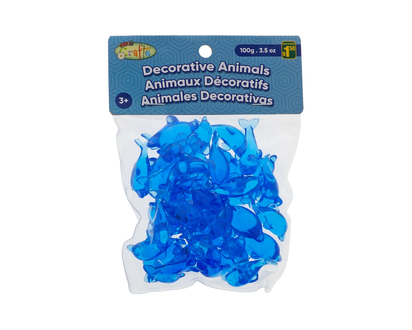 100g Plastic Animal Gems - 100g