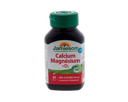JAMIESON Calcium Magnesium & D3 - 65 Tablets