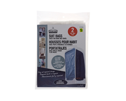 2pk Suit Bags - 2pk