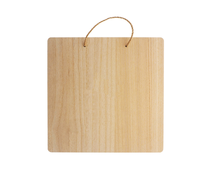 Large MDF Plaque w/Wood Veneer - Assorted