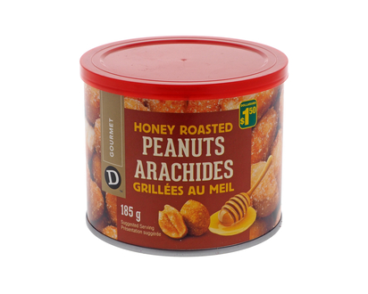 Honey Peanuts in a Metal Can - 185g
