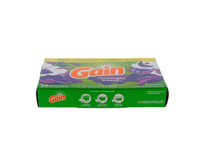 GAIN Moonlight Breeze 34ct Dryer Sheets - 34ct
