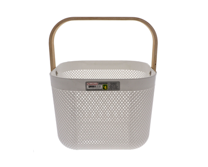 Square Basket with Handle - 24X24X17.5cm