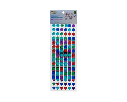 Adhesive Geometric Rhinestones - 180ct
