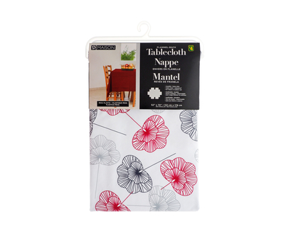 Everyday Flannel Back Tablecloth - 132cmx228.6cm