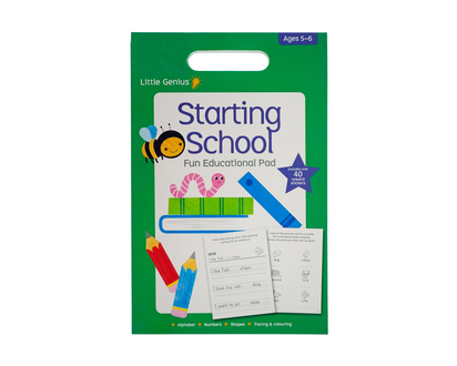 LITTLE GENIUS Activity Pad-English - 40 pages,32x20.7x0.75