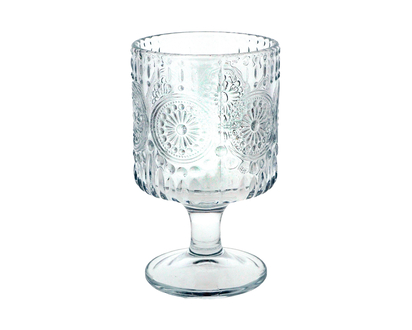 Embossed Goblet Cocktail Glass - 220ml/7.4oz