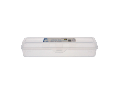 Small Hinged Lid Storage Box - 24cmx6cmx5cm/9.4"x2.3"x2"