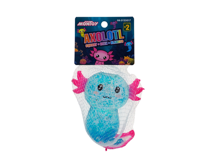 Glitter Axolotl Squishy Toy - 1 pcs