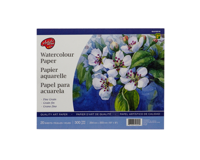 Fine Grain Watercolour Pad - 20 Sheets