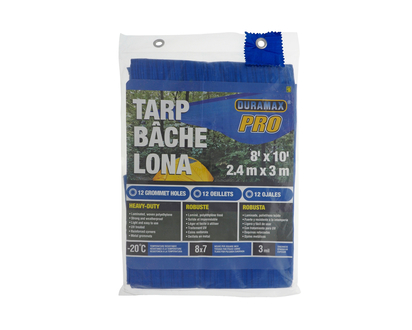 8x10ft Heavy Duty Tarpaulin - 8ftx10ft