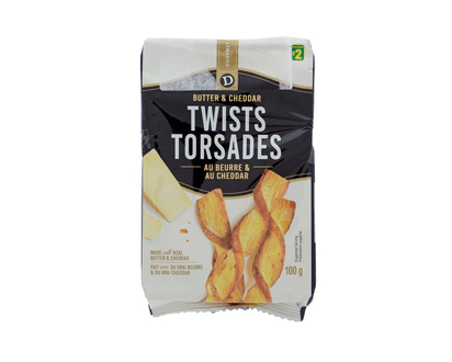 D GOURMET 100g Butter Cheddar Twist - 100g