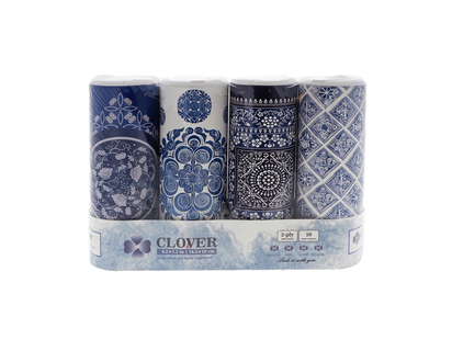 4pk Facial Tissue Tube - 4pk